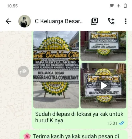 Pengiriman Papan Bunga Duka Jalan Panjang Kebon Jeruk