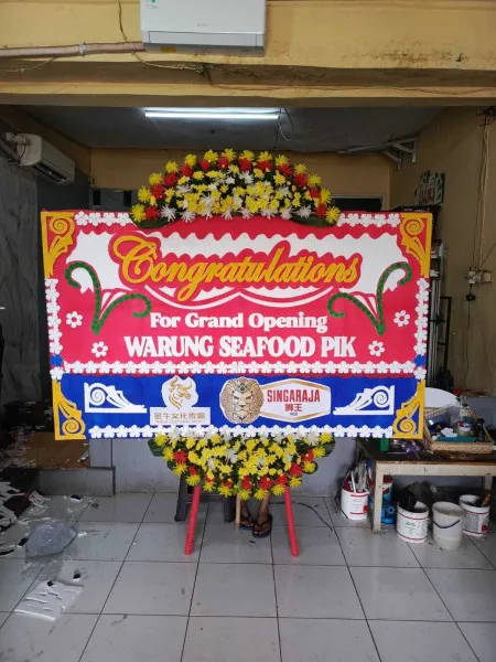 Papan Bunga Ucapan Selamat Jalan Panjang Kebon Jeruk