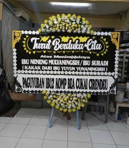 Papan Bunga Duka Jalan Panjang Kebon Jeruk