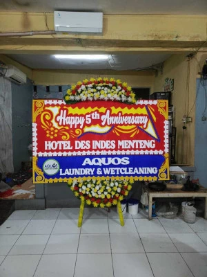 Papan Bunga di Jalan Panjang Kebon Jeruk