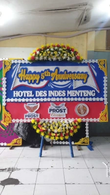 Papan Bunga di Jalan Panjang Kebon Jeruk